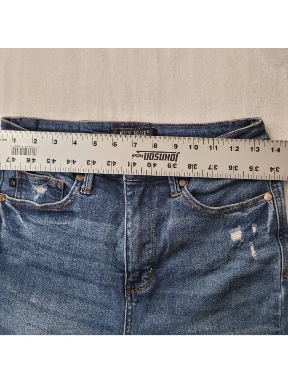 Judy Blue Women's High-Waisted Skinny Blue Denim Jeans Size 9/29 - Picture 6 of 13
